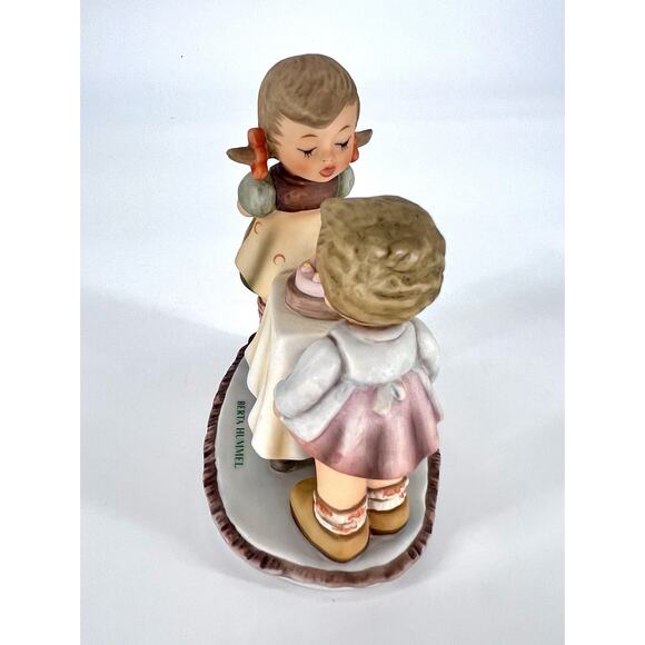 Vtg Goebel Berta Hummel Lot Of 3 Ceramic Figurines Collectibles Hand Painted - Picture 13 of 16
